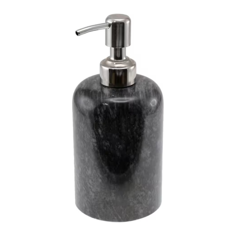 BlackMarbleLiquidHandSoap&LotionDispenser