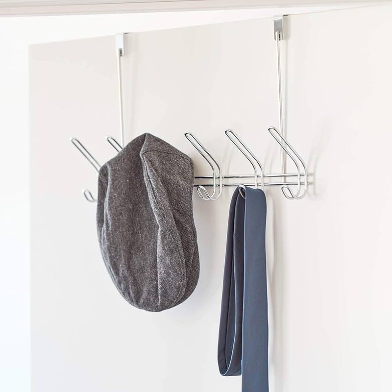 iDesignClassicoMetalOvertheDoorOrganizer,6-Hook