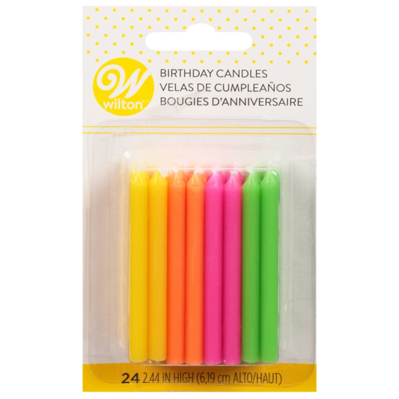 WiltonCandlesCelebrationHotColors