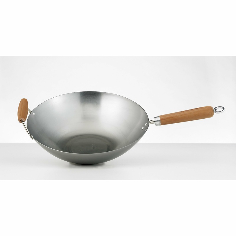 Helen'sAsianKitchenCarbonSteelStirFryPan,14in