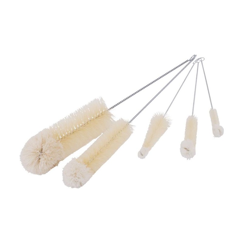 RedeckerPigBristleandWoolTipBottleCleaningBrushSet