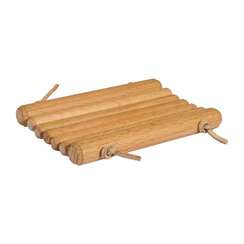 RedeckerWoodandLeatherSoapDish
