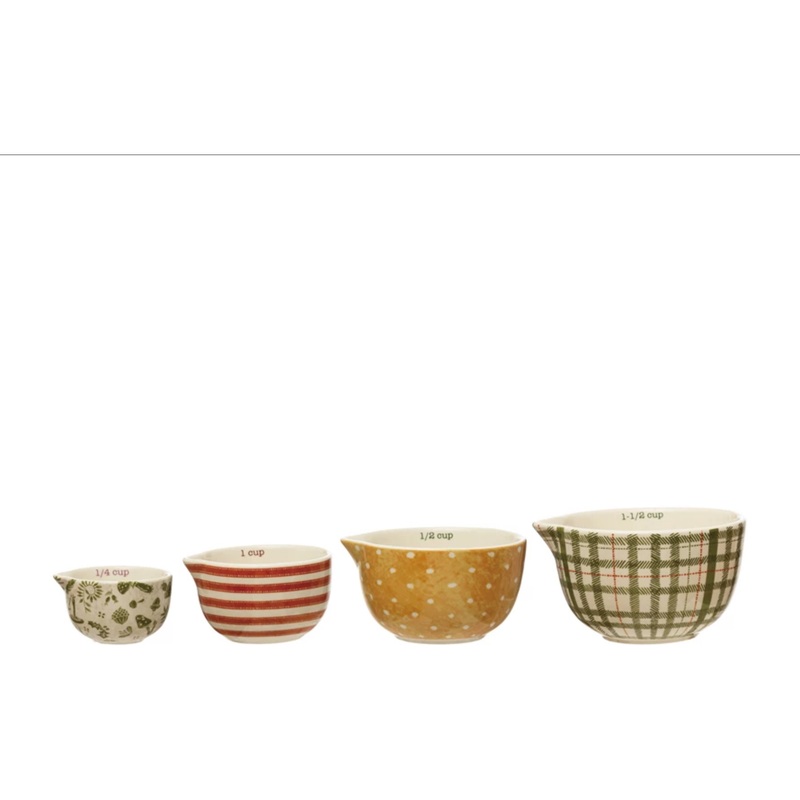 StonewareMeasuringCupSet/4