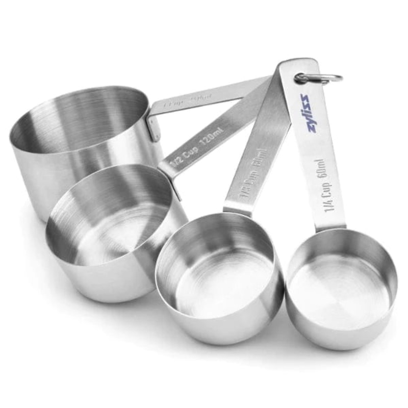 ZylissStainlessSteelMeasuringCups,Setof4