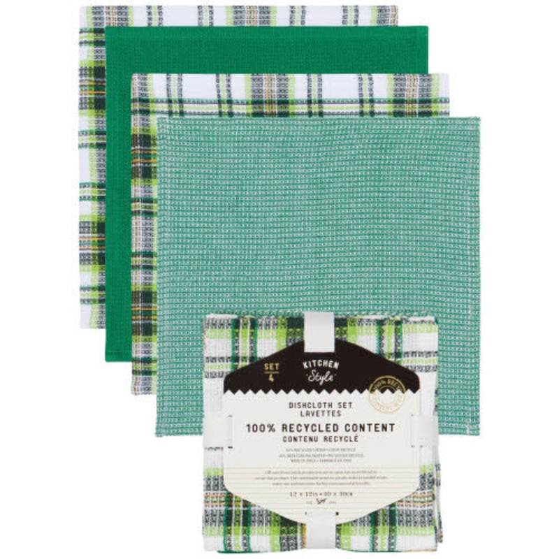 WaffleGreenDishClothset-4