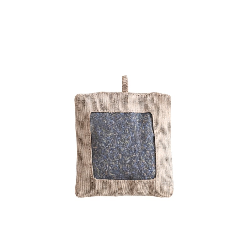 Jute&CottonOrganzaSachetFilledw/Lavender