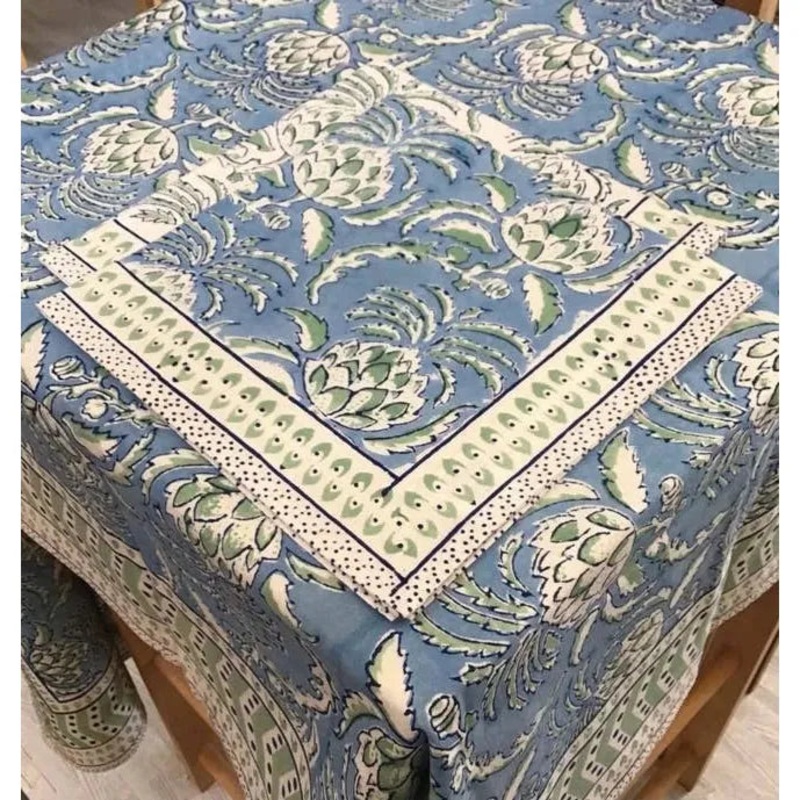 ThistleBlueBlockTablecloth