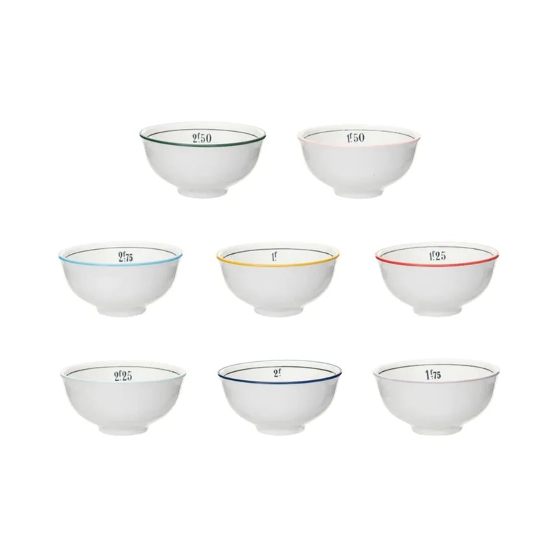 VintageStonewareBowlw/ColoredRim4.8"