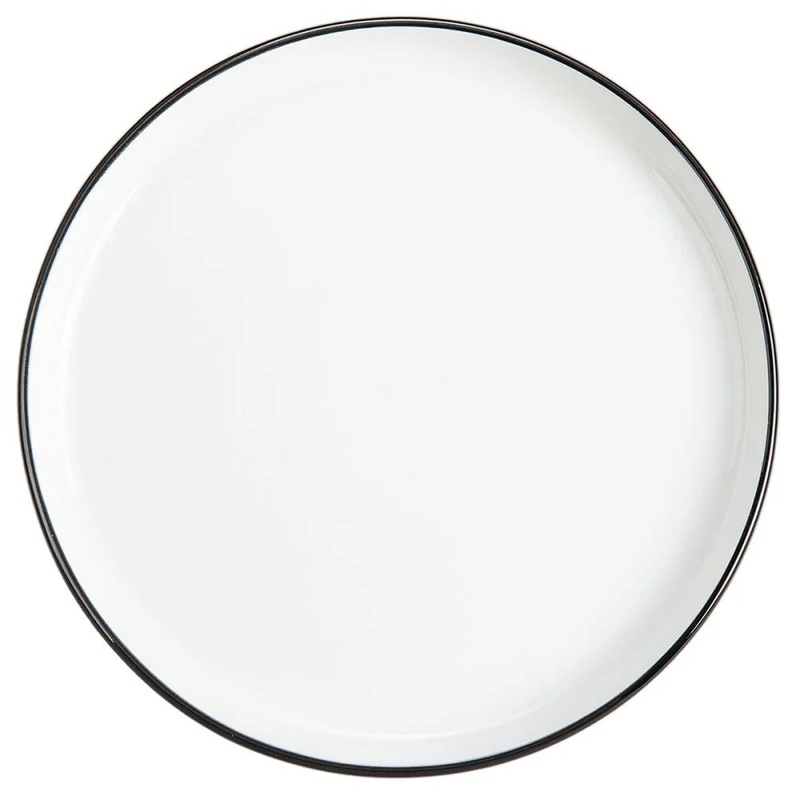 BIACordonBleuDinnerPlate,Stackable(BlackRim)10"