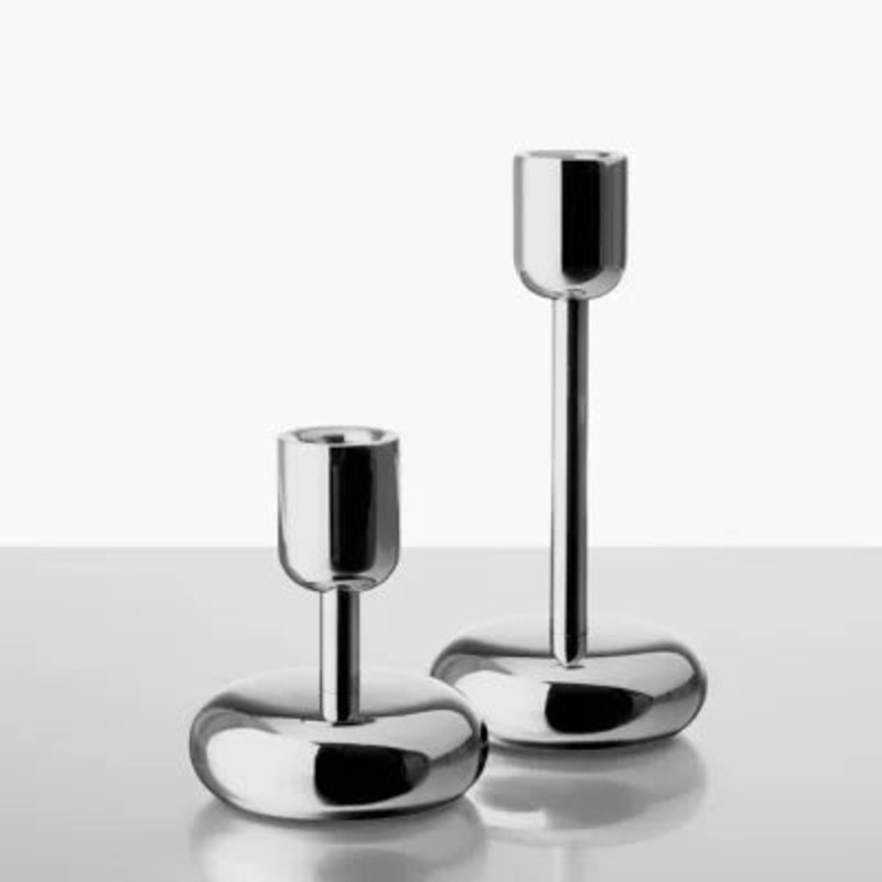 IittalaNampulaStainlessSteelCandleHolder