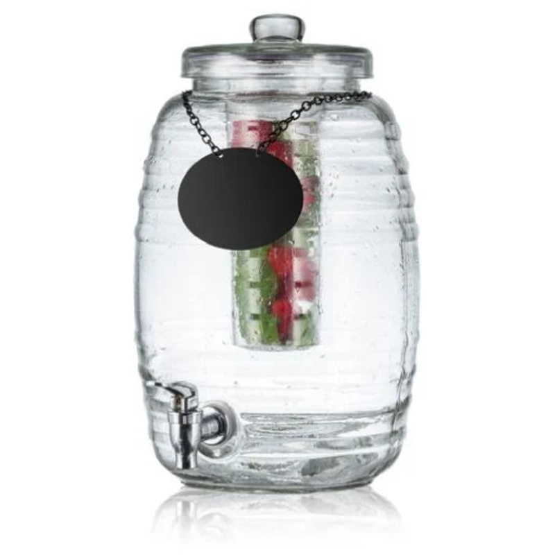 BeehiveGlassBeverageDispenserw/Infuser2.5GAL