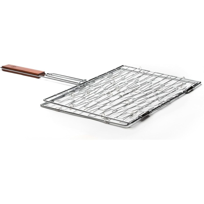 OutsetRosewoodFlexGrillBasket,Metallic