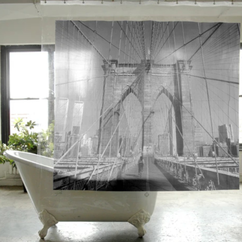 BrooklynBridgePEVAShowerCurtain