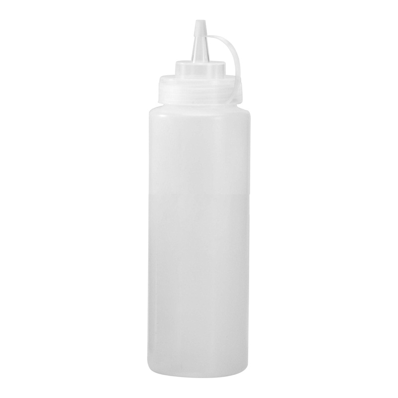 ClearSqueezeBottlew/Lid24Oz