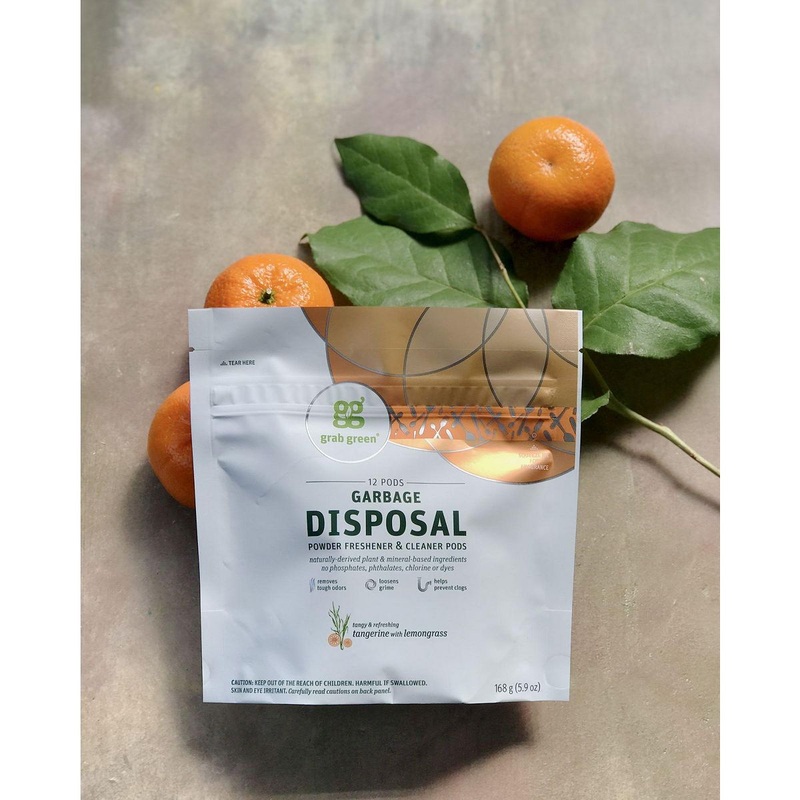 GrabGreenGarbageDisposalFreshener&CleanerPods