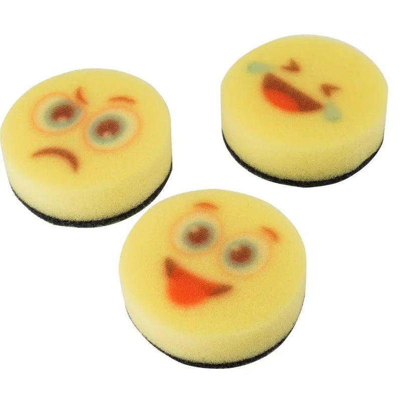 FackelmannTecnoEmojiDishSpongesSet3