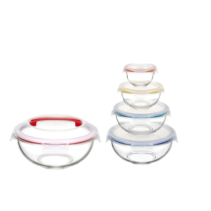 GlassNestingBowlsw/LidsSet-10