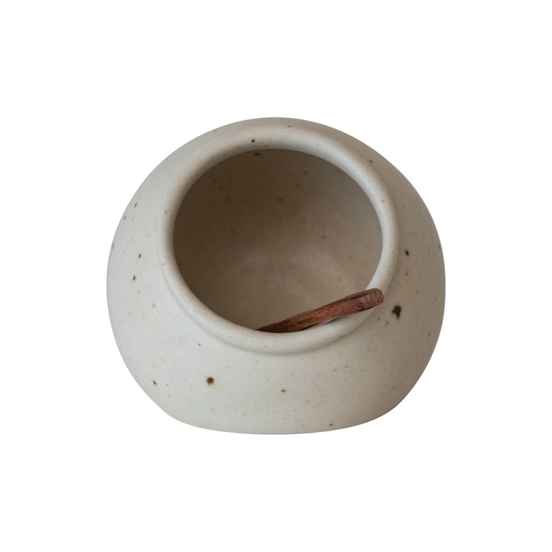 StonewareSaltCellarw/MangoWoodSpoon