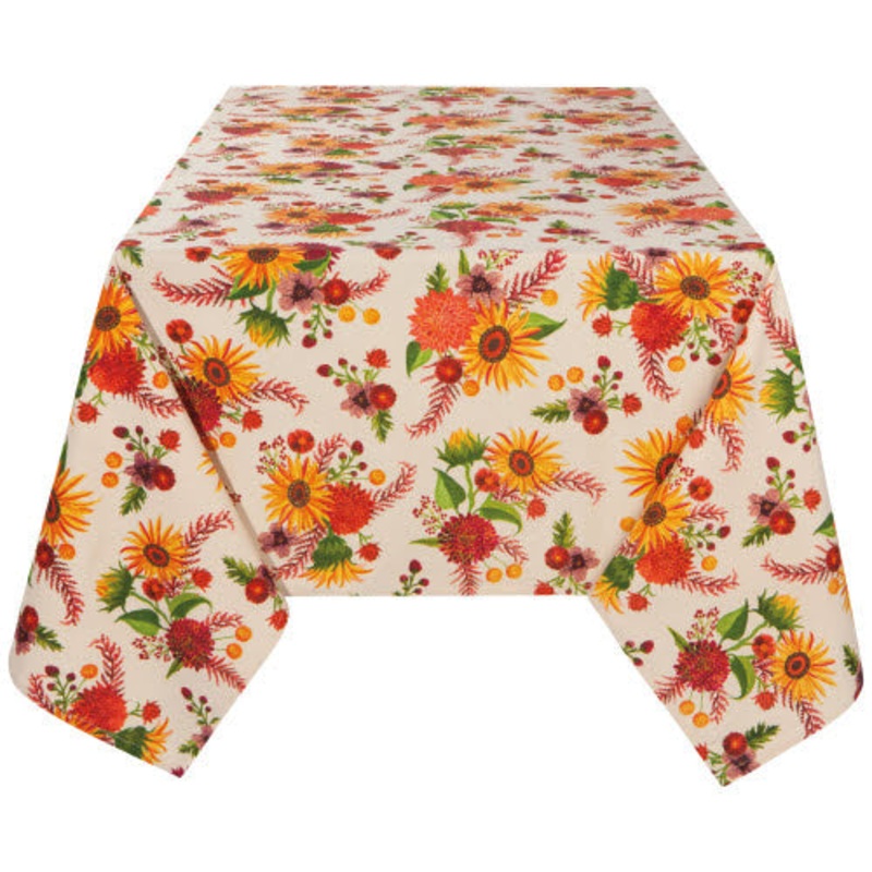 SunflowerSplendorPrintedTablecloth