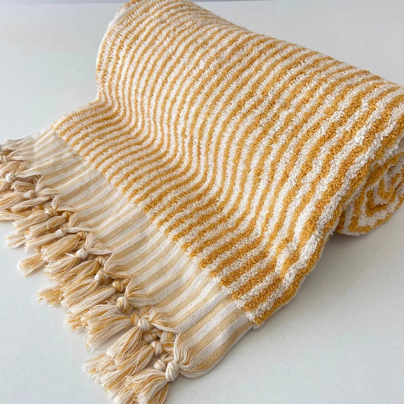 TurkishOrganicStripeBath-BeachTowel36x70"