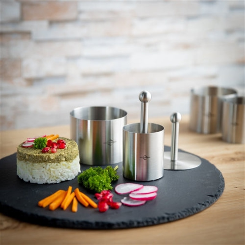 FrielingStainlessSteelRingMolds,6pcs.