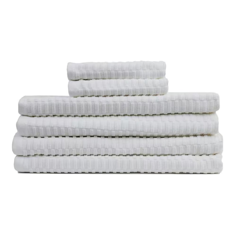 LisbonWhiteSolid100%CottonBathTowels