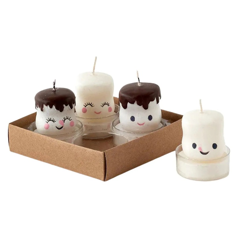 MarshmallowTealightCandleSet