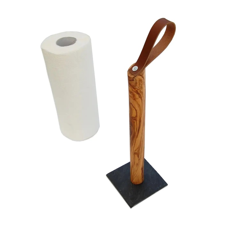 OliveWoodGalaxyPaperTowelHolder