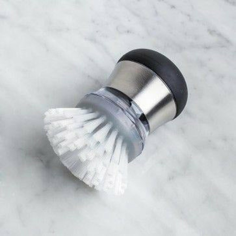 SteelPalmBrushSoapDispenser