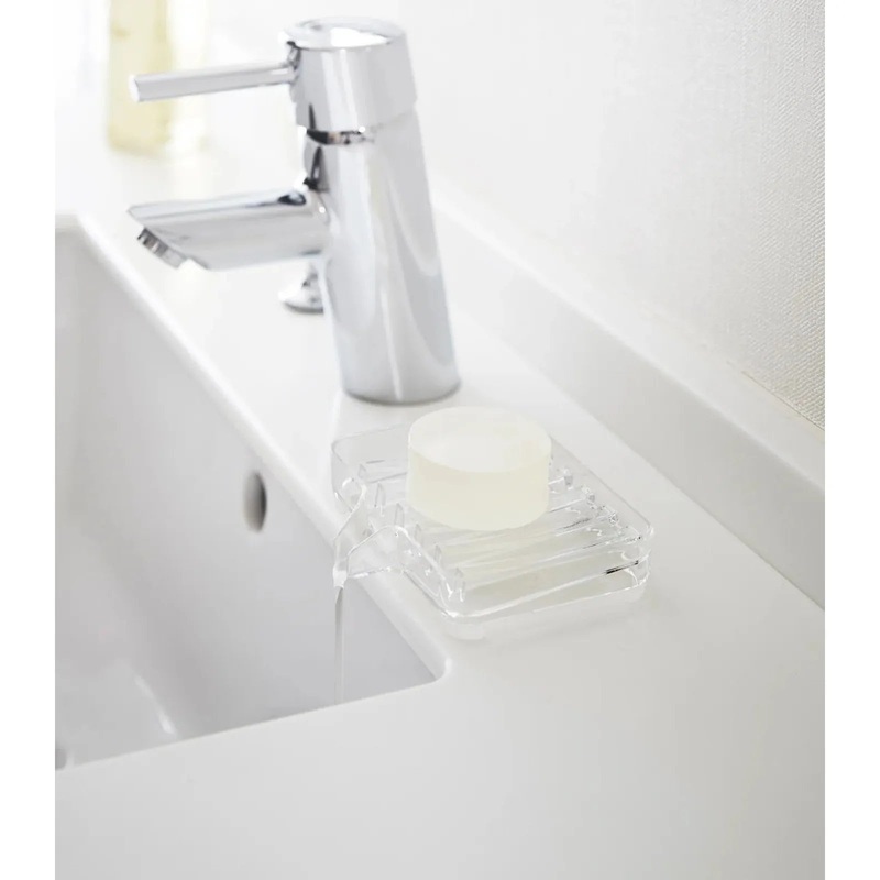 ClearSelfDrainingSoapTray