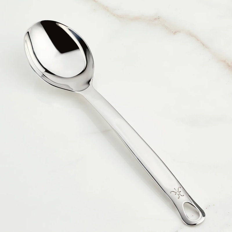HestanStainlessSteelDeepSolidSpoon,13"