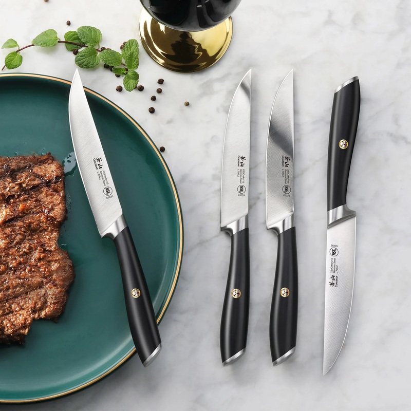 LSeriesFine-EdgeSteakKnife,ForgedGermanSteelSet-4