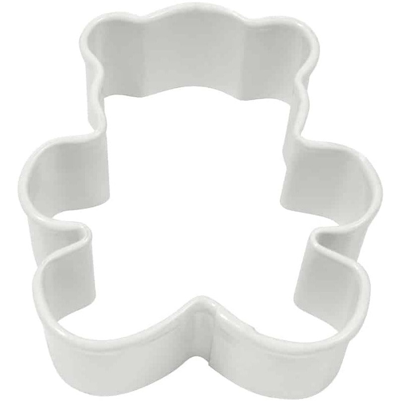 MiniWhiteTeddyBearCookieCutter