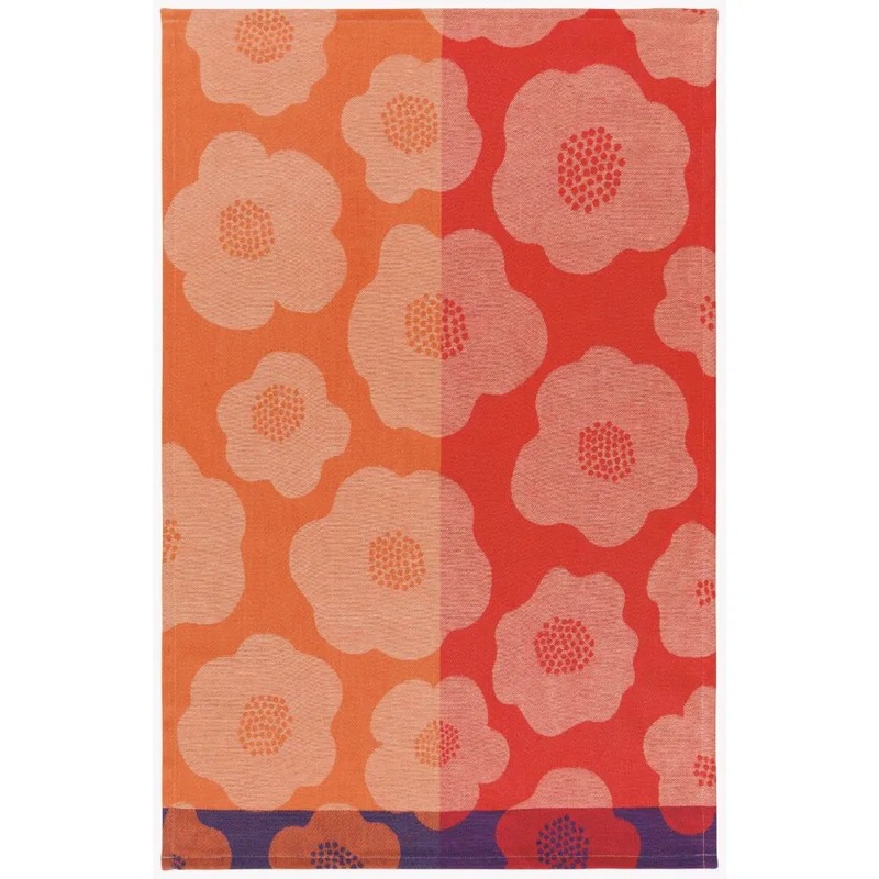 DanicaJubileeJacquardDishtowel|Poppy