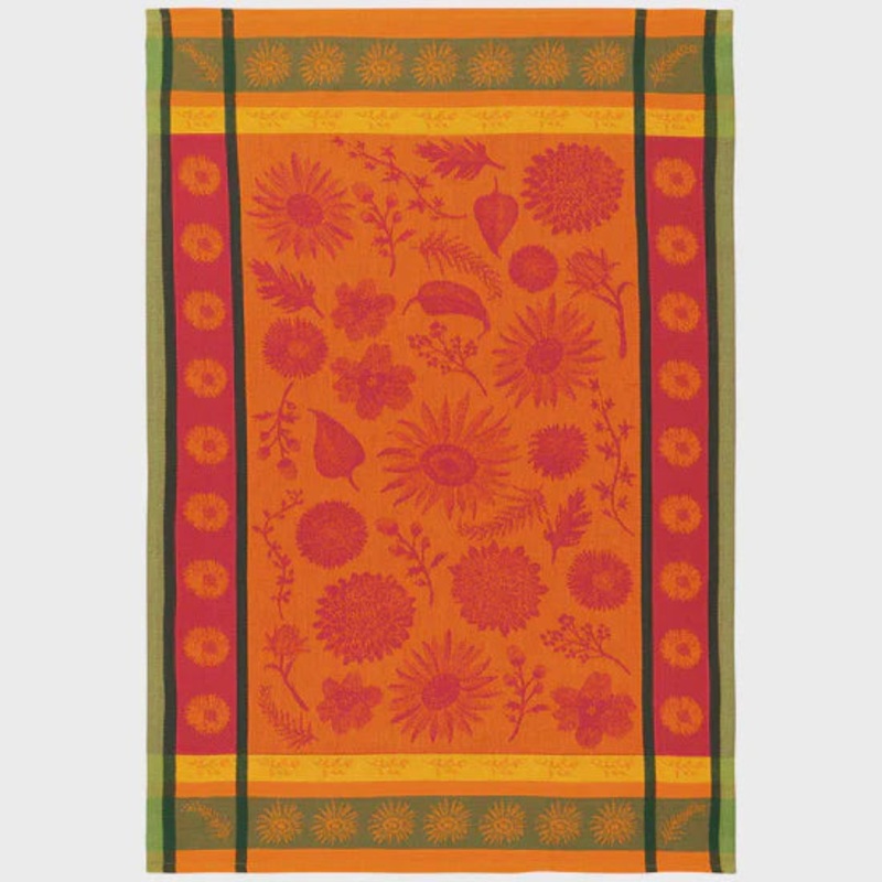 SunflowerSplendorJacquardDishtowel
